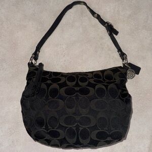 Coach Signature Black Hobo